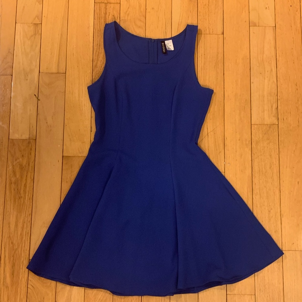 Blue business dress